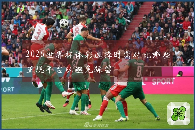 2026世界杯体彩选择时需对比哪些正规平台以避免踩雷