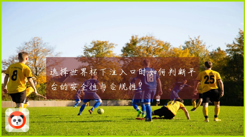 选择世界杯下注入口时如何判断平台的安全性与合规性？